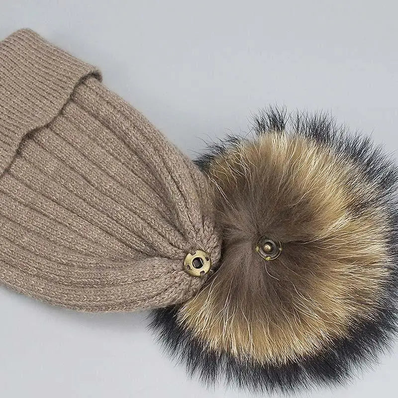 Cute Winter Warm Comfortable Cap Detachable Pom Pom Autumn Super Soft Fashionable Caps For Adults And Kids - STEVVEX Fashion - 706, autumn, autumn caps, beanies, beanies for autumn, caps, caps for autumn, caps for winter, classic caps, cute beanies, cute caps, fashion caps, fur beanies, fur caps, hats, pom pom caps, soft beanies, trendy caps, warm beanies, warm cap, warm hats, winter, winter beanies, winter caps, winter hats, wool caps - Stevvex.com