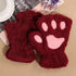 Cute Women Winter 1Pair Warm Fingerless Lovely Gloves Fluffy Colorful Comfortable Gloves For Autumn - STEVVEX Fashion - 717, autumn, autumn gloves, cute gloves, Fingerless Gloves, fluffy gloves, gloves, gloves for winter, gloves for women, ladies gloves, stylish gloves, warm gloves, winter, winter gloves, winter warm gloves, women clothes - Stevvex.com