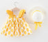 Luxury Handmade Elegant Modern Newborn Baby Girl Birthday & Princess Baby Dress With Hat