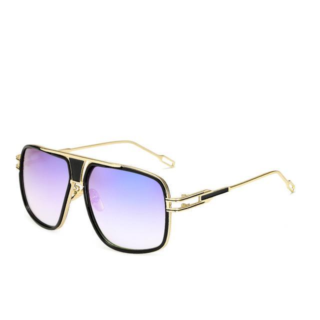 NEW Elegant Luxury Trend Driving Sunglasses  Gold Big Frame  Oversized Square For Man and  Women Sunglasses