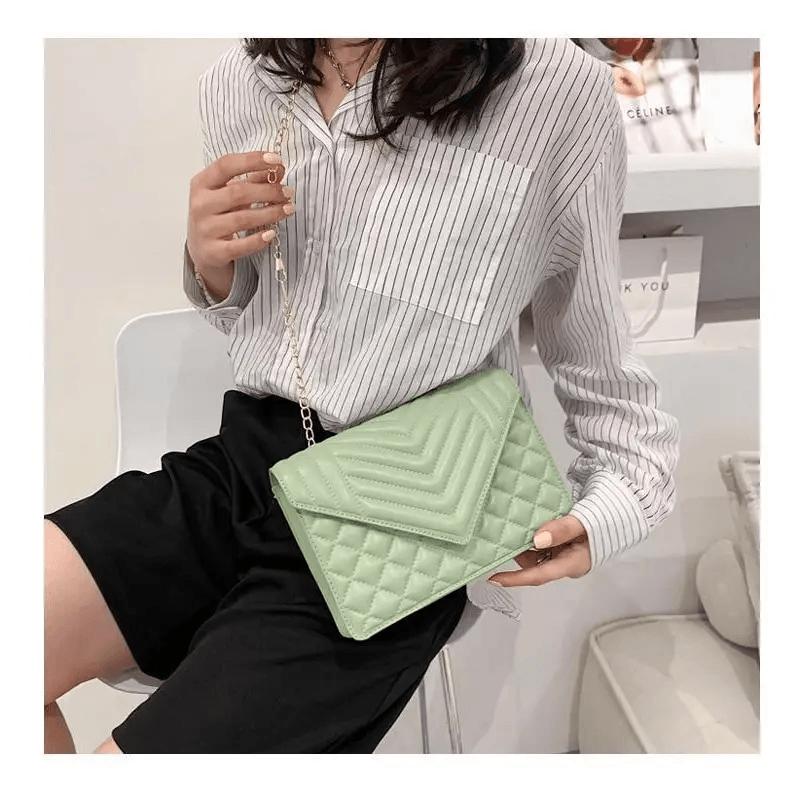 Dazzling Bags For Women Chain Crossbody Bags In Pu Leather Female Fashionable Shoulder Bag Ladies Handbags - ALU93162XYW