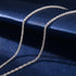 Dazzling Silver Color Chain Soft Choker Necklace For Women And Girls Trendy And Stylish Wedding Accessories