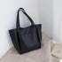 Dazzling women’s Bag With Large Capacity High Quality Shoulder Bags PU Leather Shoulder Bags For Ladies Gifts - Black