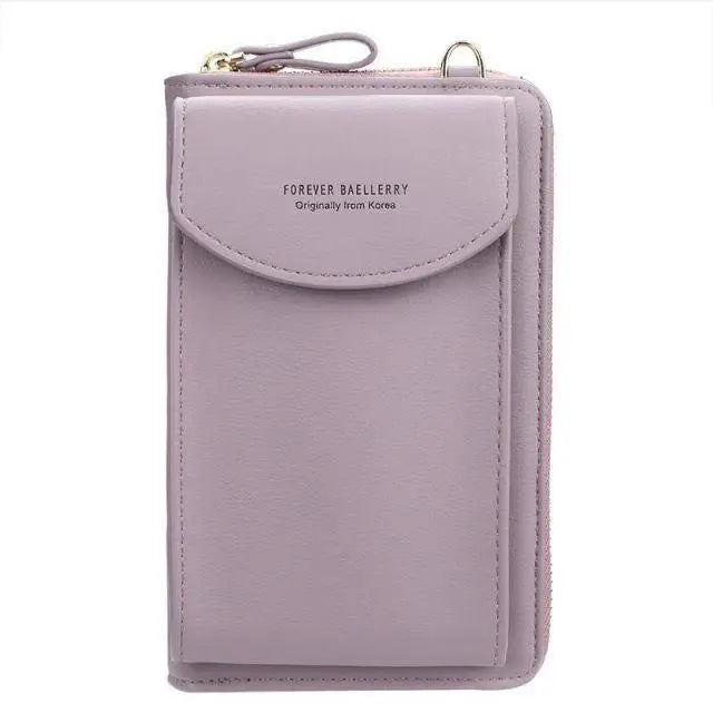 Dazzling Women Wallet Bags Big Card Holder Clutch Messenger Long Shoulder Straps - Trendy Designer Female Clutch Cross