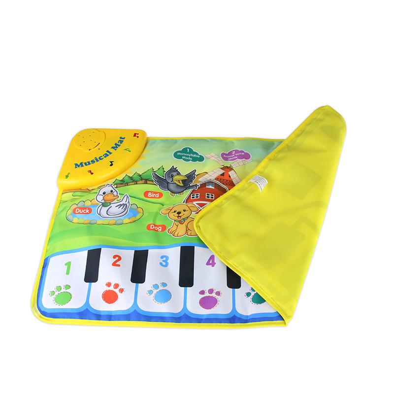 Baby Piano Mats Music Carpets Animal Barking Pad to Play Baby Toys Learning Musical Instrument Toys for Children Kids