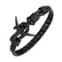 Modern Fashion Elegant Airplane Anchor Luxury Bracelets For Women Charm Leather Amazing Bracelets For Men Metal Hooks Hope homme jewelry Aviation style