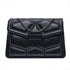 Delighted Black PU Leather Crossbody Chain Bags For Women And Girls Simple Fashionable Shoulder Small Handbags