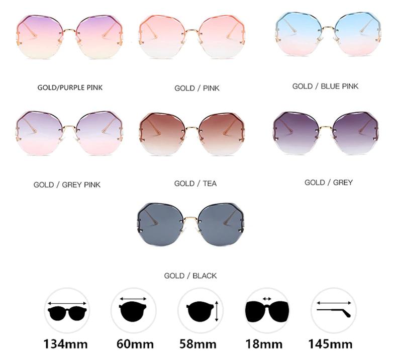 Fashion Gradient Women and Girls Modern Hexagon Metal Sunglasses For Summer In Elegant Retro Post Modern Style With UV400 Protection