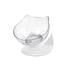 Double Transparent Non - slip Food Bowl With Protection For Cats Modern Kitten Food Bowl Pet Accessories - 13