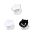 Double Transparent Non - slip Food Bowl With Protection For Cats Modern Kitten Food Bowl Pet Accessories - STIL6789TKBNC