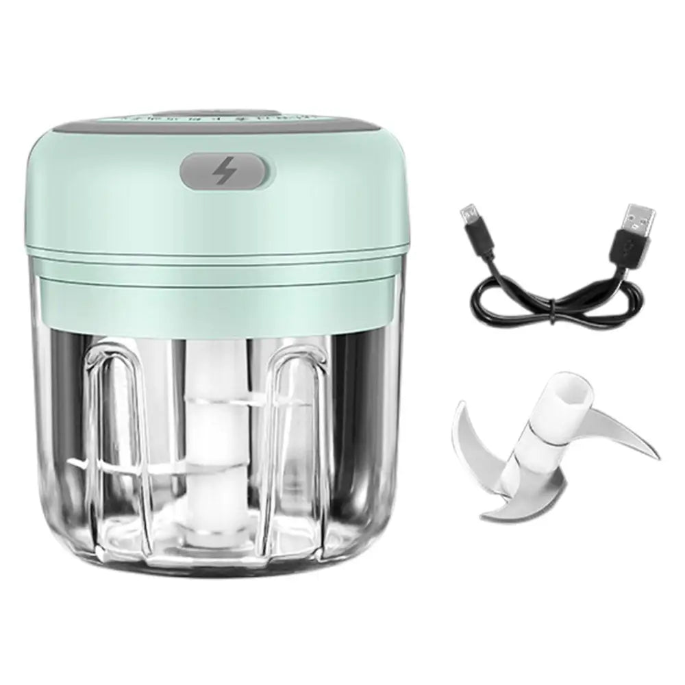 Durable Electric Food Crusher Mini Garlic Press Garlic Crusher Vegetable Chopper For Kitchen Crushed Garlic Crushed