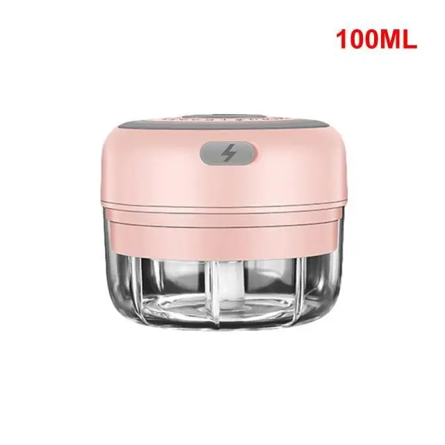 Durable Electric Food Crusher Mini Garlic Press Garlic Crusher Vegetable Chopper For Kitchen Crushed Garlic Crushed