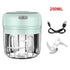 Durable Electric Food Crusher Mini Garlic Press Garlic Crusher Vegetable Chopper For Kitchen Crushed Garlic Crushed