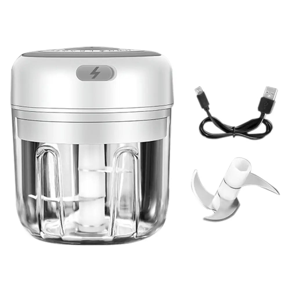 Durable Electric Food Crusher Mini Garlic Press Garlic Crusher Vegetable Chopper For Kitchen Crushed Garlic Crushed