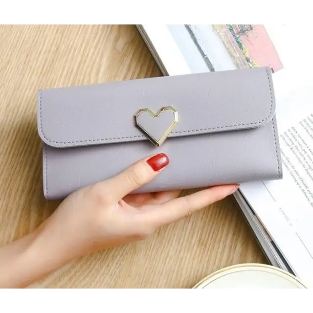 Durable Purses Luxury Love Heart Wallets For Ladies And Girls Smart Money Pocket, Card Holder Female Wallets And Phone Clutch Bag - ALLURELATION - 575, Bags, Bags for Girls, Bags for Ladies, Birthday Gift, Card Holders Girl Handbag, Clutch Bag, Clutches, Designer Female Bags, Gift Bags, Hot sale Bags, Luxury Bags, Luxury Love Heart Wallets, Matching Bags, Modern Bags, Pocket Card Holder, Vintage Style Bags - Stevvex.com