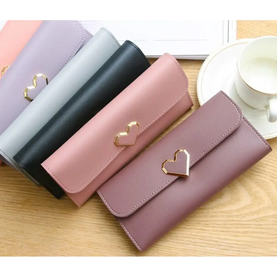 Durable Purses Luxury Love Heart Wallets For Ladies And Girls Smart Money Pocket, Card Holder Female Wallets And Phone Clutch Bag - ALLURELATION - 575, Bags, Bags for Girls, Bags for Ladies, Birthday Gift, Card Holders Girl Handbag, Clutch Bag, Clutches, Designer Female Bags, Gift Bags, Hot sale Bags, Luxury Bags, Luxury Love Heart Wallets, Matching Bags, Modern Bags, Pocket Card Holder, Vintage Style Bags - Stevvex.com