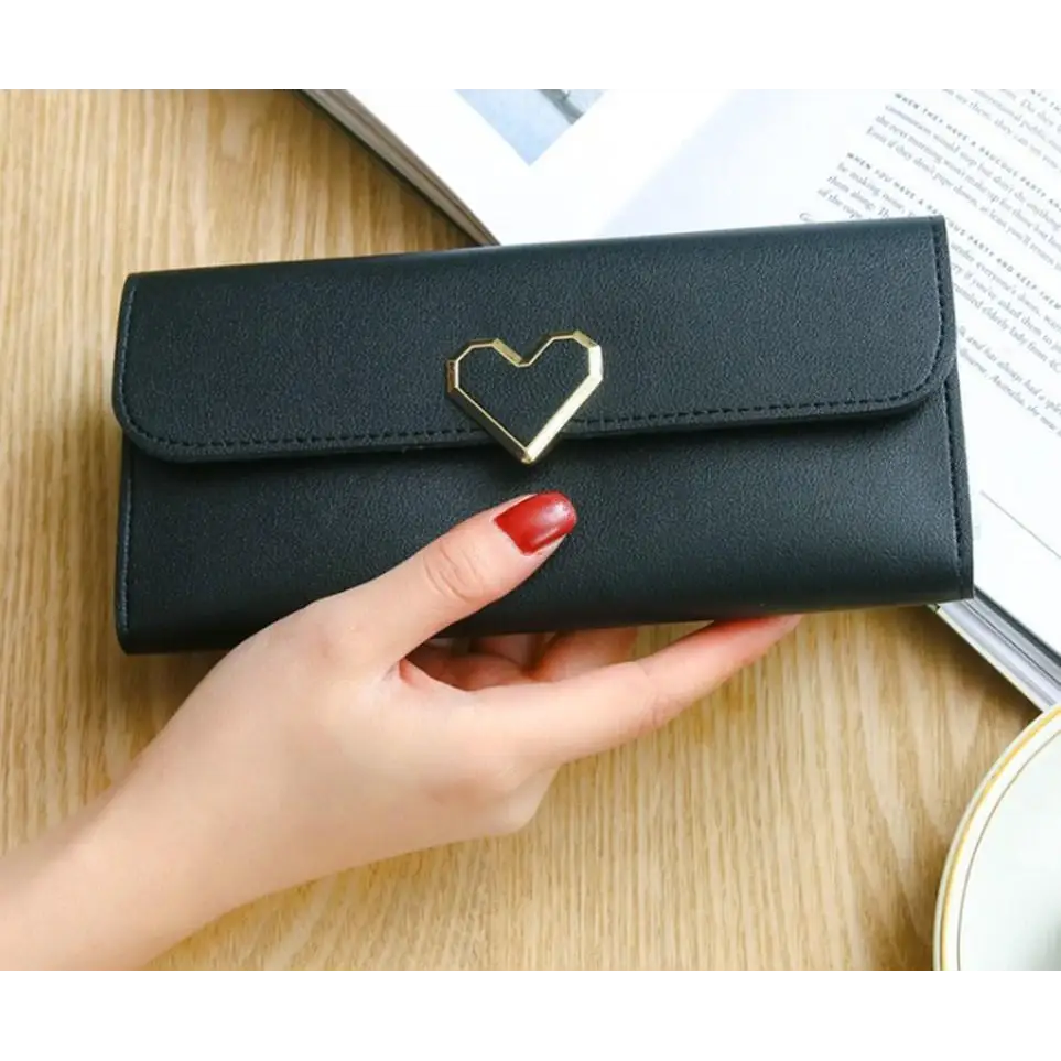 Durable Purses Luxury Love Heart Wallets For Ladies And Girls Smart Money Pocket, Card Holder Female Wallets And Phone Clutch Bag - ALLURELATION - 575, Bags, Bags for Girls, Bags for Ladies, Birthday Gift, Card Holders Girl Handbag, Clutch Bag, Clutches, Designer Female Bags, Gift Bags, Hot sale Bags, Luxury Bags, Luxury Love Heart Wallets, Matching Bags, Modern Bags, Pocket Card Holder, Vintage Style Bags - Stevvex.com