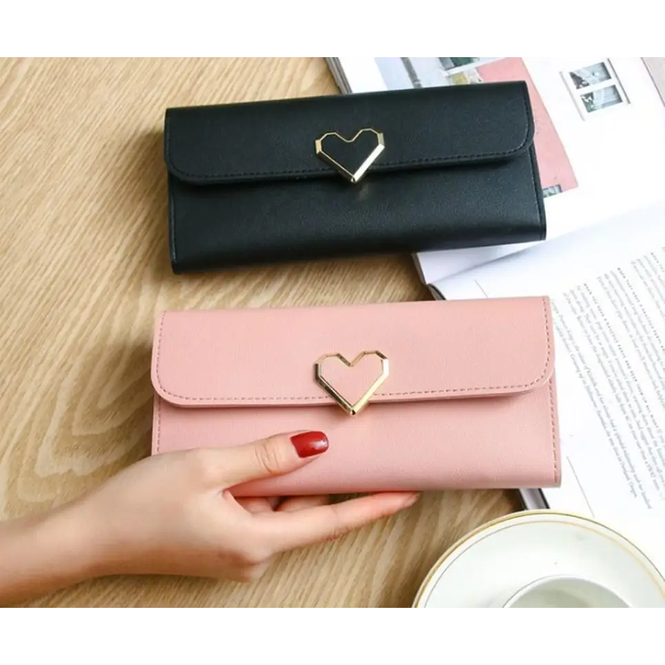 Durable Purses Luxury Love Heart Wallets For Ladies And Girls Smart Money Pocket, Card Holder Female Wallets And Phone Clutch Bag - ALLURELATION - 575, Bags, Bags for Girls, Bags for Ladies, Birthday Gift, Card Holders Girl Handbag, Clutch Bag, Clutches, Designer Female Bags, Gift Bags, Hot sale Bags, Luxury Bags, Luxury Love Heart Wallets, Matching Bags, Modern Bags, Pocket Card Holder, Vintage Style Bags - Stevvex.com