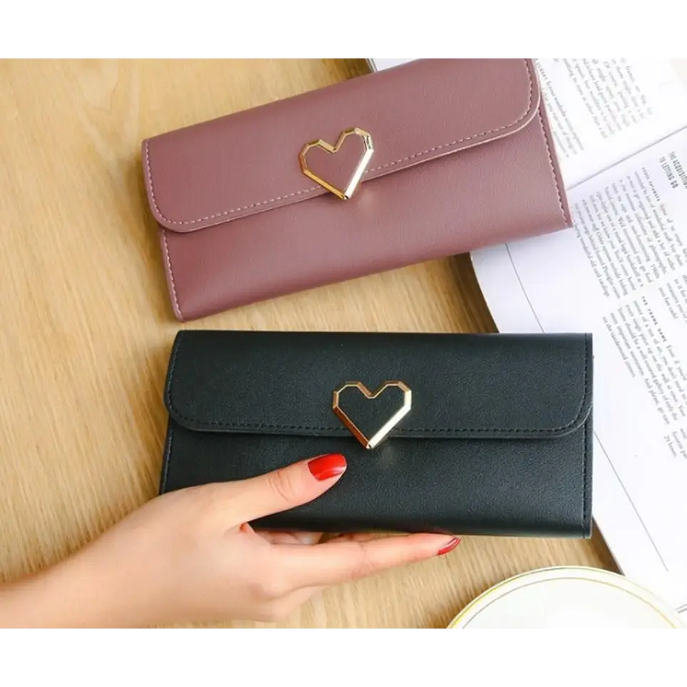 Durable Purses Luxury Love Heart Wallets For Ladies And Girls Smart Money Pocket, Card Holder Female Wallets And Phone Clutch Bag - ALLURELATION - 575, Bags, Bags for Girls, Bags for Ladies, Birthday Gift, Card Holders Girl Handbag, Clutch Bag, Clutches, Designer Female Bags, Gift Bags, Hot sale Bags, Luxury Bags, Luxury Love Heart Wallets, Matching Bags, Modern Bags, Pocket Card Holder, Vintage Style Bags - Stevvex.com