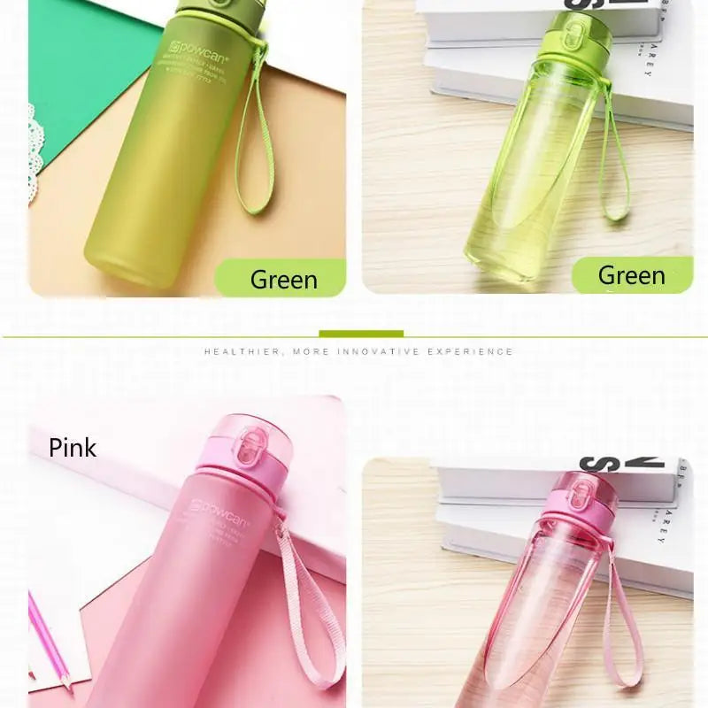 Durable Sports Cup Couple Water Cup Plastic Portable Drink Bottle Tarvel Outdoor Rope Water Bottle Juice Milk Cup