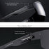 Luxury Elegant Retro Moder Oversized Square Polarized Famous Sunglasses For  Male and Female With UV400 Protection