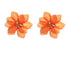 Handmade Luxury Hyperbole Flower Earrings Women Acrylic Big White Orange Green Flower Earrnings For Woman