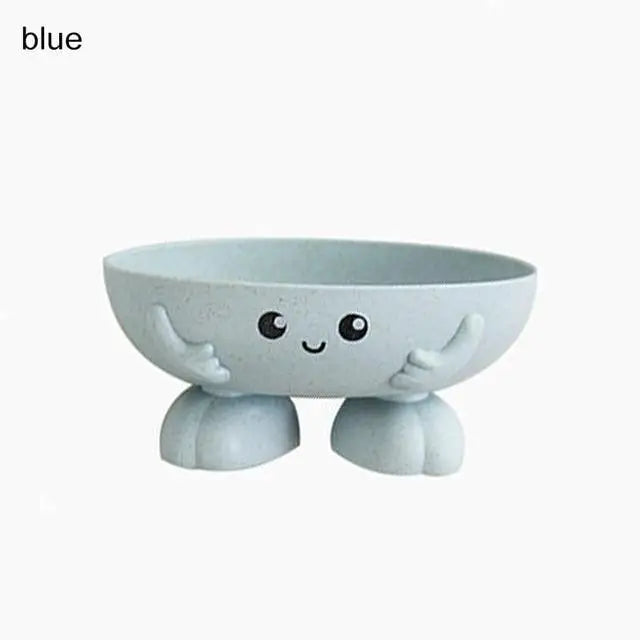 Eco - friendly 1Pcs Soap Box Non - slip Soap Dish Bathroom Supplies Soap Holder Cartoon Shape Soap Holder Cute Soap