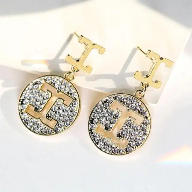 Elegance Asymmetrical Earrings For Women Luxury Pendent Round And Square Earrings For Ladies And Girls - 8 - ALU08642GFZ