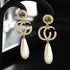 Elegance Asymmetrical Earrings For Women Luxury Pendent Round And Square Earrings For Ladies And Girls - 3 - ALU08642GFZ