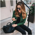 Elegance Autumn And Winter New Solid Color Jacket For Women’s PU Leather Warmth Fashion Long - Sleeved Jacket