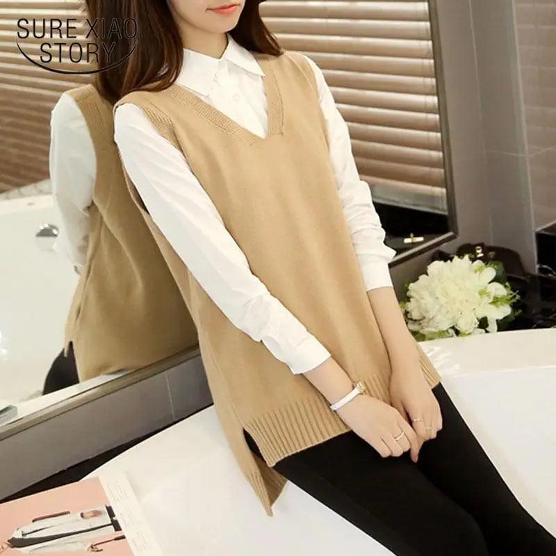 Elegance Solid White and Black Tops,Sweaters Winter Long Sleeve Turtleneck Pullovers Women’s Sweaters Female Clothing