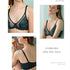 Elegance Transparent Bras For Women Ultra Thin Lace Bralette Underwire Push Up Plus Big Size Top Summer 34 36 38 40