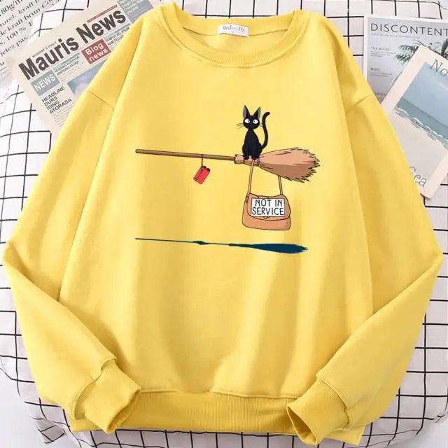 Elegant Cute Cat Print Hoodies Women Casual Crewneck Sportswear Fleece Warm Fleece Sweatshirt Loose Hoody Autumn Clothes - Treko - Casual Tracksuit, Cool Fashion, Cool Hoodies, Female Fashion, Hoodies, Jaket Hoodies, Loose Hoodies, Luxury Hoodies, Modern Hoodies, Multi Pockets Hoodies, New Hoodies, Stylish Hoodies, Women fashion, Women Hoodies, Zipper Hooded- Stevvex.com