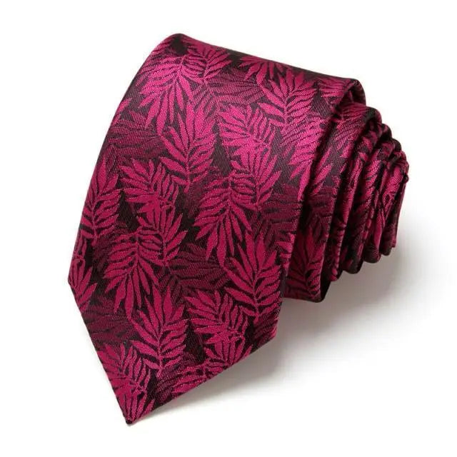 Elegant Fashion Flower Classic Design Neckties For Men Business Formal Suit Office Men Necktie Modern Patterned Formal