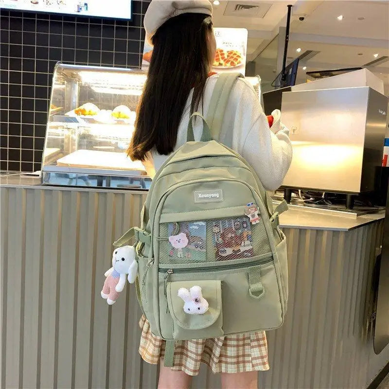 Elegant Female Backpack For Teenager Girls And Women Cute Fashionable Book Schoolbag And Laptop Bag - ALU92982UVW