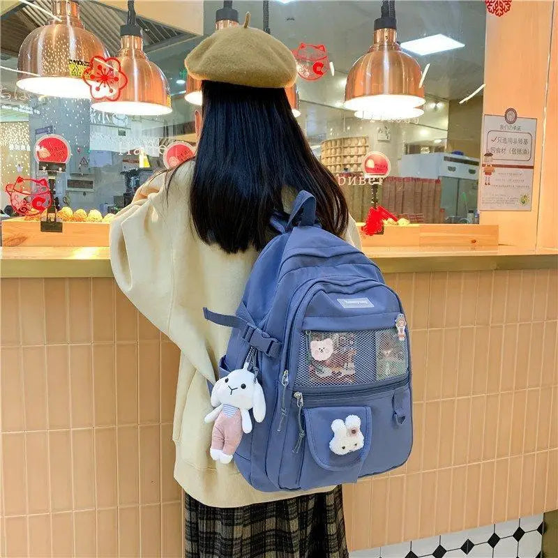 Elegant Female Backpack For Teenager Girls And Women Cute Fashionable Book Schoolbag And Laptop Bag - ALU92982UVW