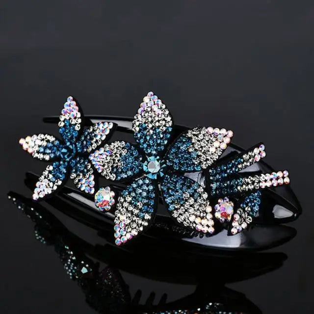 Elegant Flower Fashion Hair Clip Barrettes For Women Beautiful Charming Design Girls Hair Accessories - 7