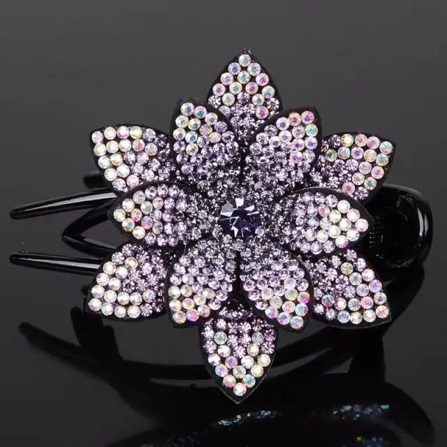 Elegant Flower Fashion Hair Clip Barrettes For Women Beautiful Charming Design Girls Hair Accessories - 1