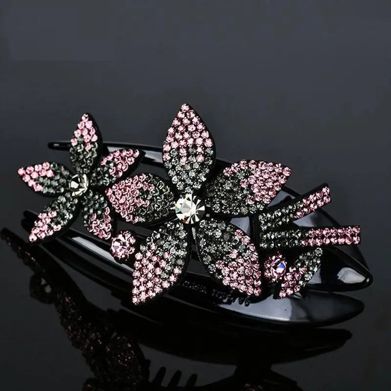 Elegant Flower Fashion Hair Clip Barrettes For Women Beautiful Charming Design Girls Hair Accessories - STIL5678FGHJI