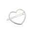 Elegant Gold/Silver Plated Metal Circle Charming Hair Clips For Women Hair Barrettes Simple Fashionable Hair Clips