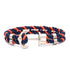 Men Anchor Bracelet made of Nylon in Navy Blue.