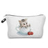 Elegant Multicolor Printed Large Capacity Pencil Case For Students Cute Cartoon Theme Stationary Cosmetic Bag - 12