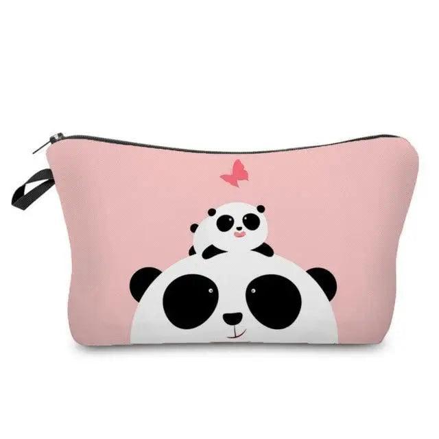 Elegant Multicolor Printed Large Capacity Pencil Case For Students Cute Cartoon Theme Stationary Cosmetic Bag - 8