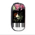 Elegant Music Note Piano Pen Case Holder Stylish Black/White Pencil Bag Guitar Pencil Case Unique Stationery Case