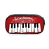 Elegant Music Note Piano Pen Case Holder Stylish Black/White Pencil Bag Guitar Pencil Case Unique Stationery Case