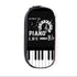 Elegant Music Note Piano Pen Case Holder Stylish Black/White Pencil Bag Guitar Pencil Case Unique Stationery Case