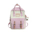 Elegant Nylon Candy Color Waterproof School Bags for Teenagers Girls And Women Nice Patchwork On Backpack For Female