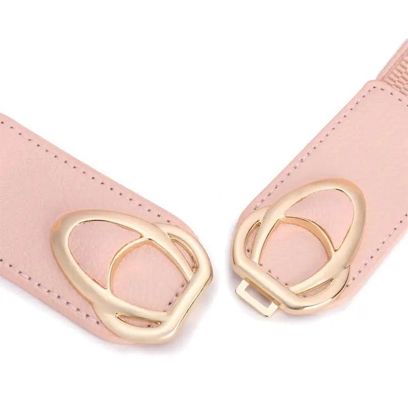 Elegant PU Leather Elastic Women Dress Belts Fashion Stretchy Thick Waist Dress Plus Size Waistbands For Women - STEVVEX Fashion - 702, belt, belts, belts for women, casual belt, classic belt, elastic belt, elegant belt, fashion belt, luxury belt, metal buckle belt, new design belt, party belt, plus size belt, PU leather belt, retro belt, stretchy belt, thick belt, trendy belt, unique belt, vintage belt, women belts, women elastic belt - Stevvex.com