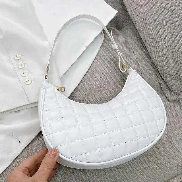 Elegant Pure Color Shoulder Underarm Bags, Casual Ladies Zipper Small Purse Top-handle Handbag For Ladies And Girls - ALLURELATION - 575, Anti-theft Shoulder Bag, Bags, Bags for Girls, Bags for Ladies, Bags For Teenagers, Bags For Women, Bags in Demand, Best Selling Bags, Birthday Gift, Designer Female Bags, Gift Bags, Hot sale Bags, Luxury Bags, Matching Bag, Matching Bags, Modern Bags, Picnic Bags, Trendy Bags, Vintage Style Shoulder Bags - Stevvex.com