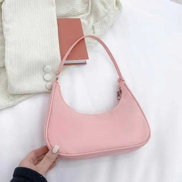 Elegant Pure Color Shoulder Underarm Bags, Casual Ladies Zipper Small Purse Top-handle Handbag For Ladies And Girls - ALLURELATION - 575, Anti-theft Shoulder Bag, Bags, Bags for Girls, Bags for Ladies, Bags For Teenagers, Bags For Women, Bags in Demand, Best Selling Bags, Birthday Gift, Designer Female Bags, Gift Bags, Hot sale Bags, Luxury Bags, Matching Bag, Matching Bags, Modern Bags, Picnic Bags, Trendy Bags, Vintage Style Shoulder Bags - Stevvex.com